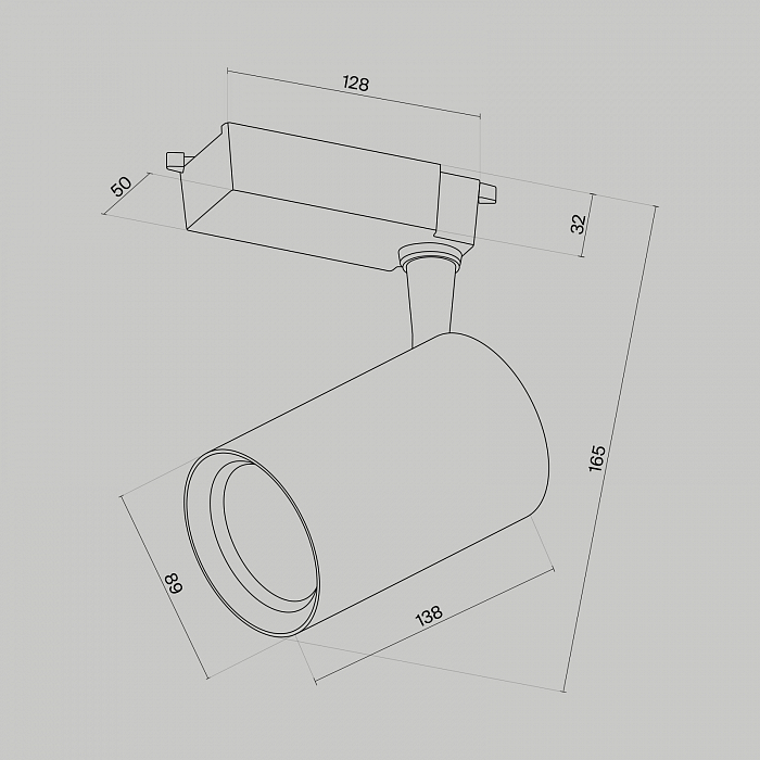Трековая система Technical TR003-1-15W3K-W-B