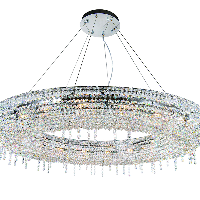 Люстра NewRgy 2844R/18A CHROME+CLEAR