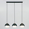 Люстра Eurosvet 50106/3 античная бронза/черный